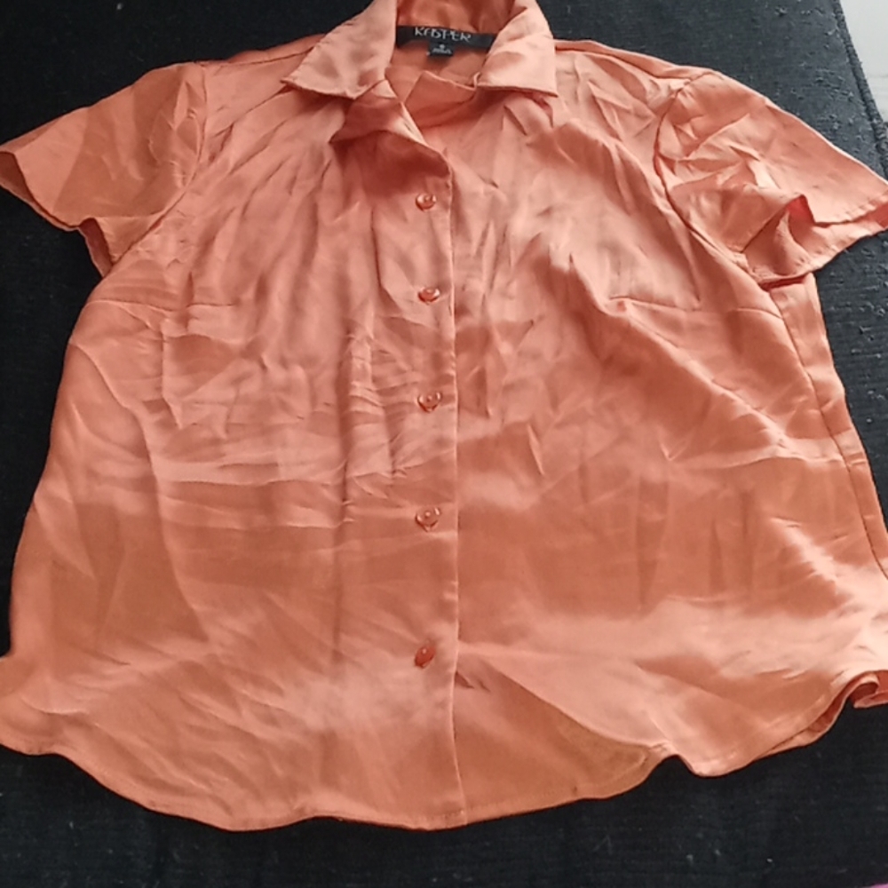 Orange blouse